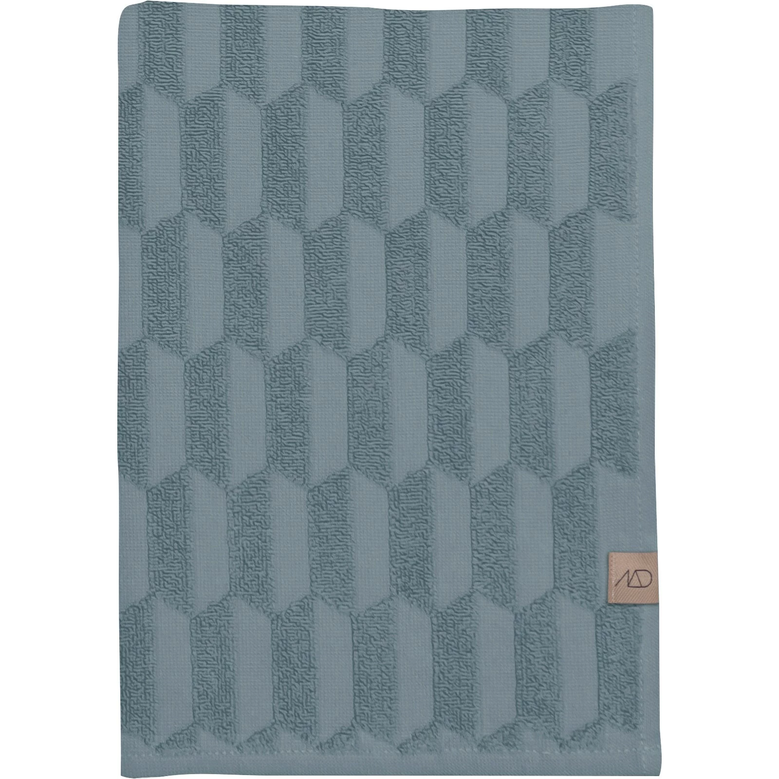 Mette Ditmer Geo Handtuch Stone Blue, 50x95 Cm 1 Mette Ditmer Geo Handtuch Stone Blue, 50x95 Cm