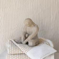 Mette Ditmer Grid Handtuch Sandfarben, 100x50 Cm -Kindertextilien Verkäufe mette ditmer grid guest towel 2 pack w38xl60 cm sand off white 5