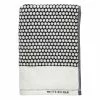 Mette Ditmer Grid Handtuch Schwarz/Off-White, 30x60cm