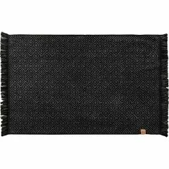 Mette Ditmer MOROCCO Badematte, Schwarz / Grau
