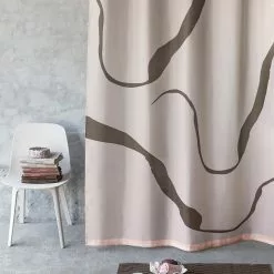Mette Ditmer Process Duschvorhang Braun, 150x200 Cm -Kindertextilien Verkäufe mette ditmer process shower curtain w150xl200 cm brown 2