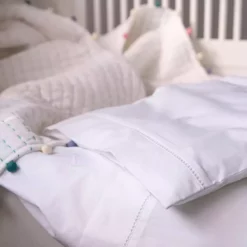 Mille Notti Dolce Baby Kissenbezug 35x35cm, Weiß -Kindertextilien Verkäufe mille notti dolce baby kissenbezug 35x35cm wei 1