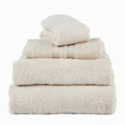 Mille Notti Fontana Handtuch 70x140cm, Ivory EKO