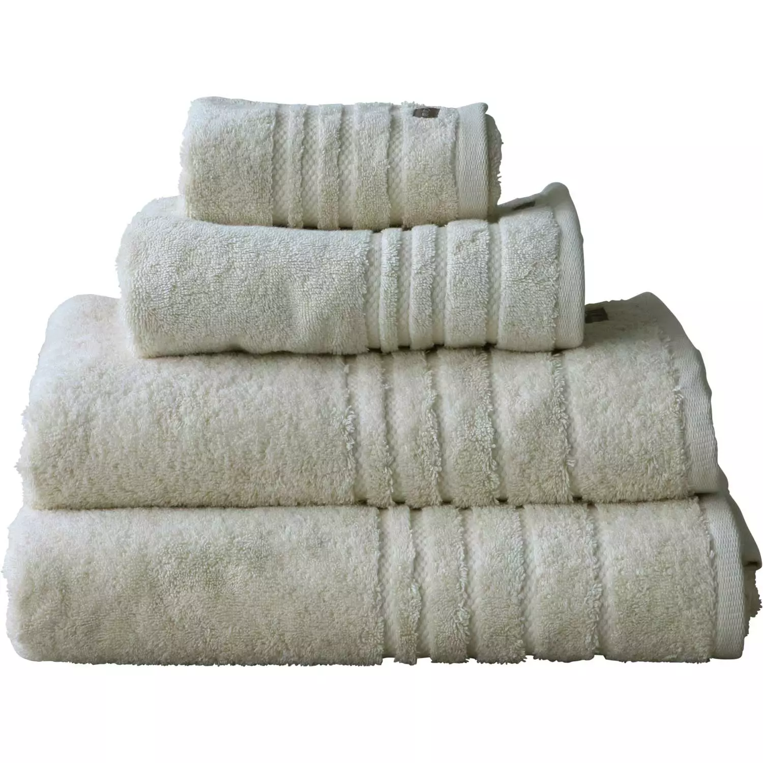 Mimou Devon Handtuch 50x70 Cm, Kaolinweiß 2 Mimou Devon Handtuch 50x70 Cm, Kaolinweiß – Bild 2