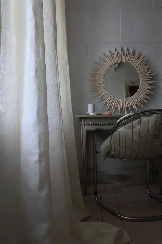 Mimou Field Vorhang Leinen Kaolinweiß, 290x290 4 Mimou Field Vorhang Leinen Kaolinweiß, 290x290 – Bild 4