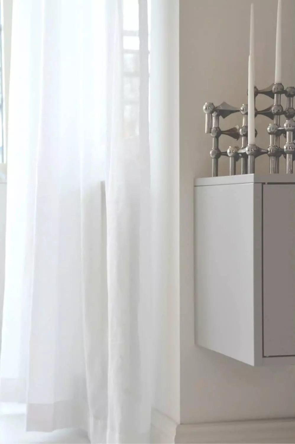 Mimou Grace Vorhang Doppelt Breite 290x250 Cm, Weiß 3 Mimou Grace Vorhang Doppelt Breite 290x250 Cm, Weiß – Bild 3