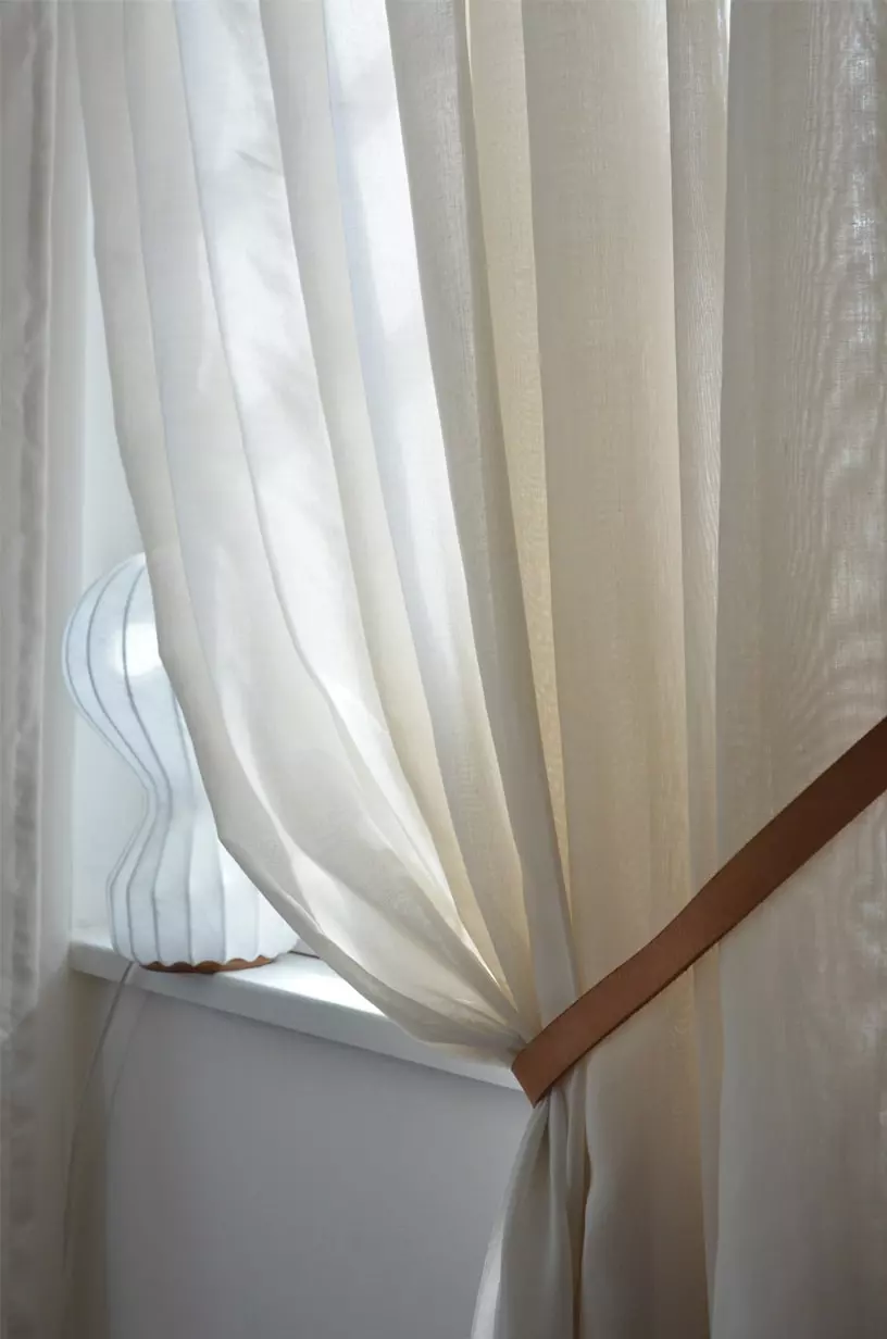 Mimou Grace Vorhang Doppelt Breite 290x290 Cm, Natur 2 Mimou Grace Vorhang Doppelt Breite 290x290 Cm, Natur – Bild 2