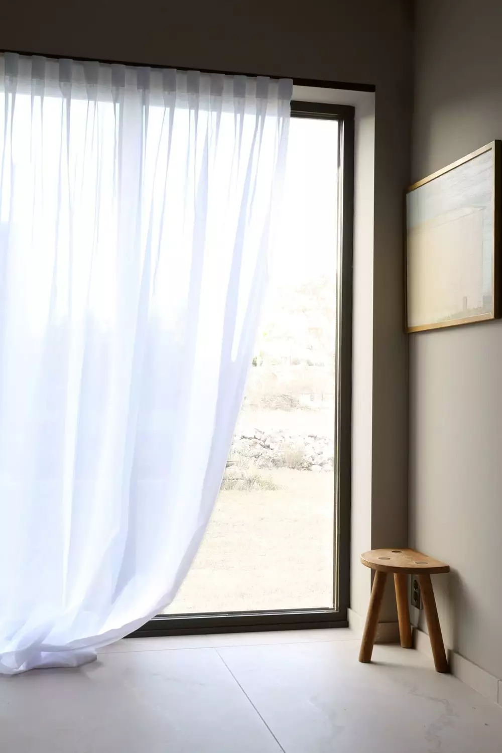 Mimou Grace Vorhang Schlicht Breite 140x290 Cm, Kreidenweiß 3 Mimou Grace Vorhang Schlicht Breite 140x290 Cm, Kreidenweiß – Bild 3