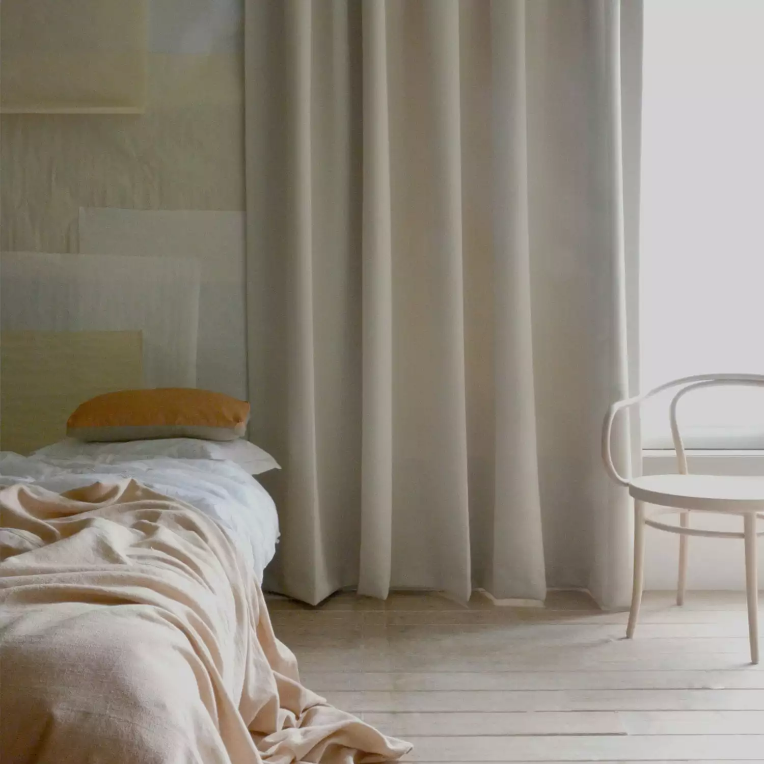 Mimou Hotel Blackout-Vorhang 290x290 Cm, Naturfarben 1 Mimou Hotel Blackout-Vorhang 290x290 Cm, Naturfarben