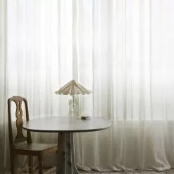 Mimou Kelly Vorhang Leinen Doppelte Breite Kaolinweiß, 293x250 Cm -Kindertextilien Verkäufe mimou kelly vorhang leinen doppelt breite kaolinwei 1 scaled