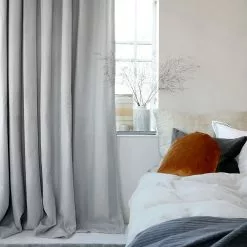 Mimou Lyx Verdunkelungsvorhang 290x290 Cm, Hellgrau