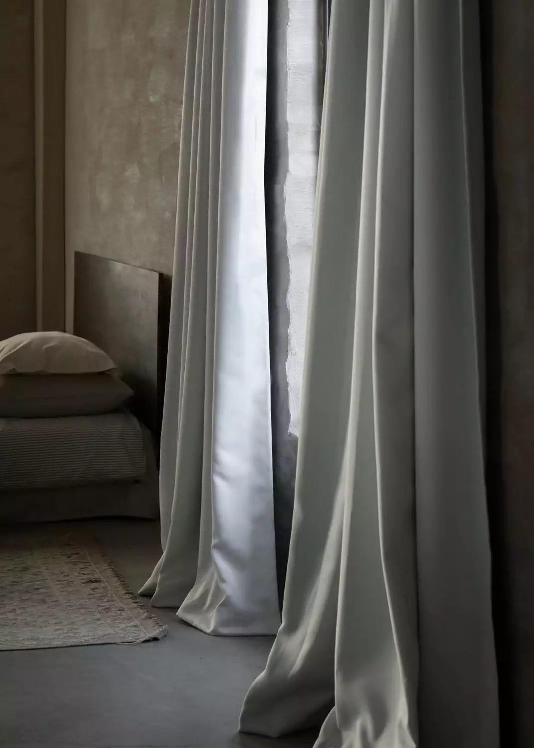 Mimou Hotel-Verdunkelungsvorhang Doppelt Breite, Grauweiß, 290x290 Cm 2 Mimou Hotel-Verdunkelungsvorhang Doppelt Breite, Grauweiß, 290x290 Cm – Bild 2