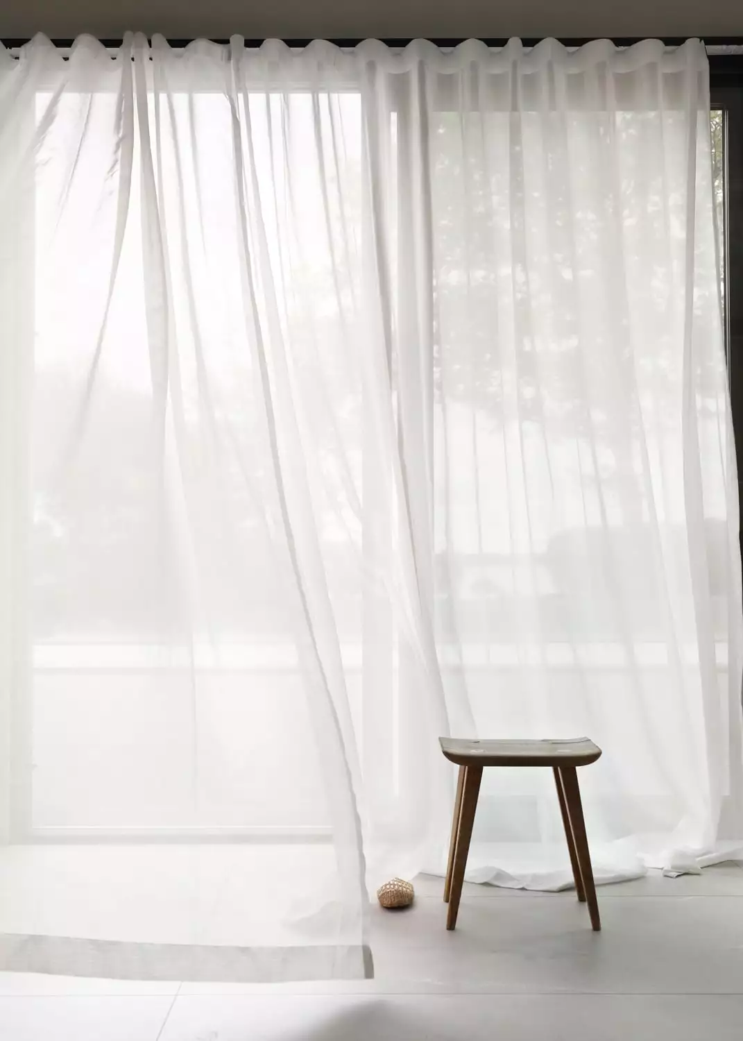 Mimou Mimmi Vorhang Recycelt Stoff Doppelt Breite, Naturweiß, 290x290 Cm 4 Mimou Mimmi Vorhang Recycelt Stoff Doppelt Breite, Naturweiß, 290x290 Cm – Bild 4