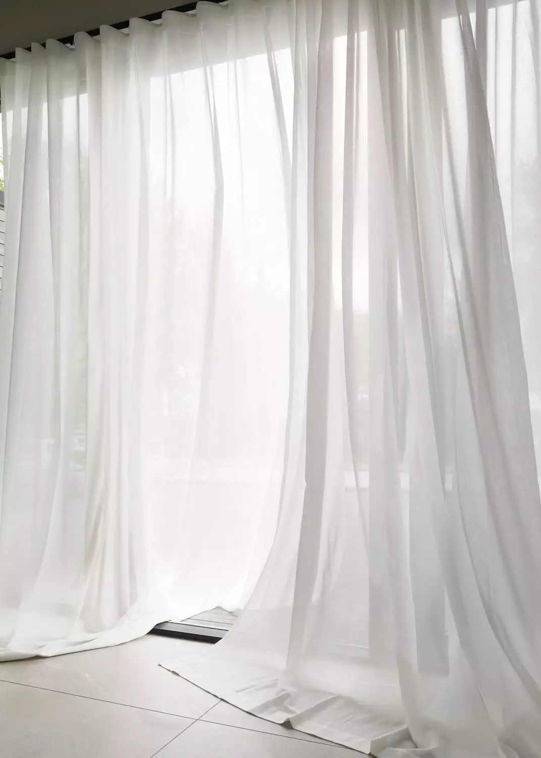 Mimou Mimmi Vorhang Recycelt Stoff Doppelt Breite, Naturweiß, 290x290 Cm 2 Mimou Mimmi Vorhang Recycelt Stoff Doppelt Breite, Naturweiß, 290x290 Cm – Bild 2