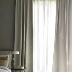 Mimou Shelby Blackout-Vorhang Natur, 135x250 Cm