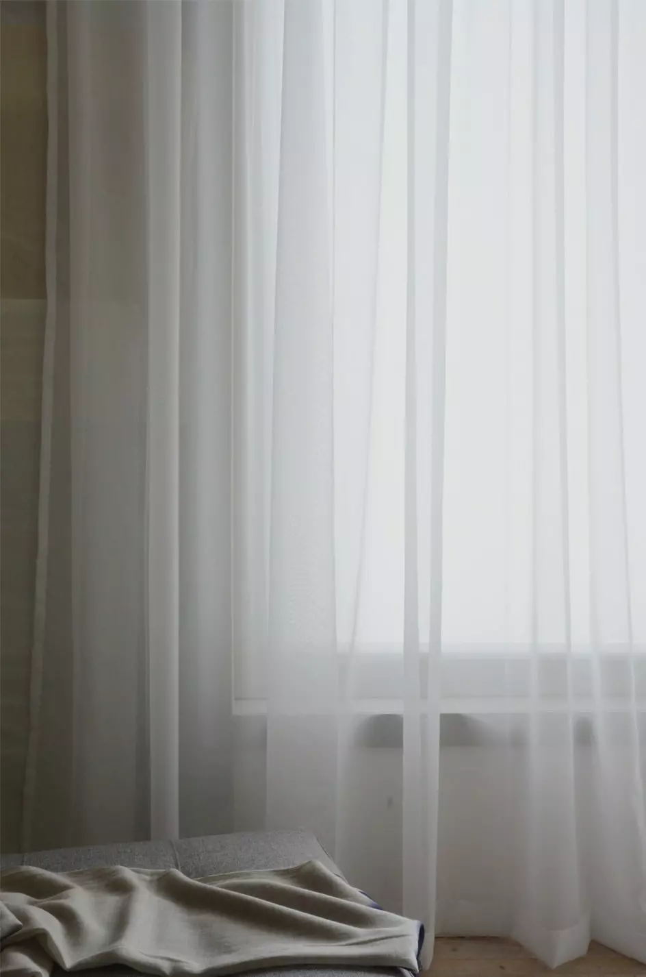 Mimou Skir Vorhang 289x290 Cm, Weiß 3 Mimou Skir Vorhang 289x290 Cm, Weiß – Bild 3