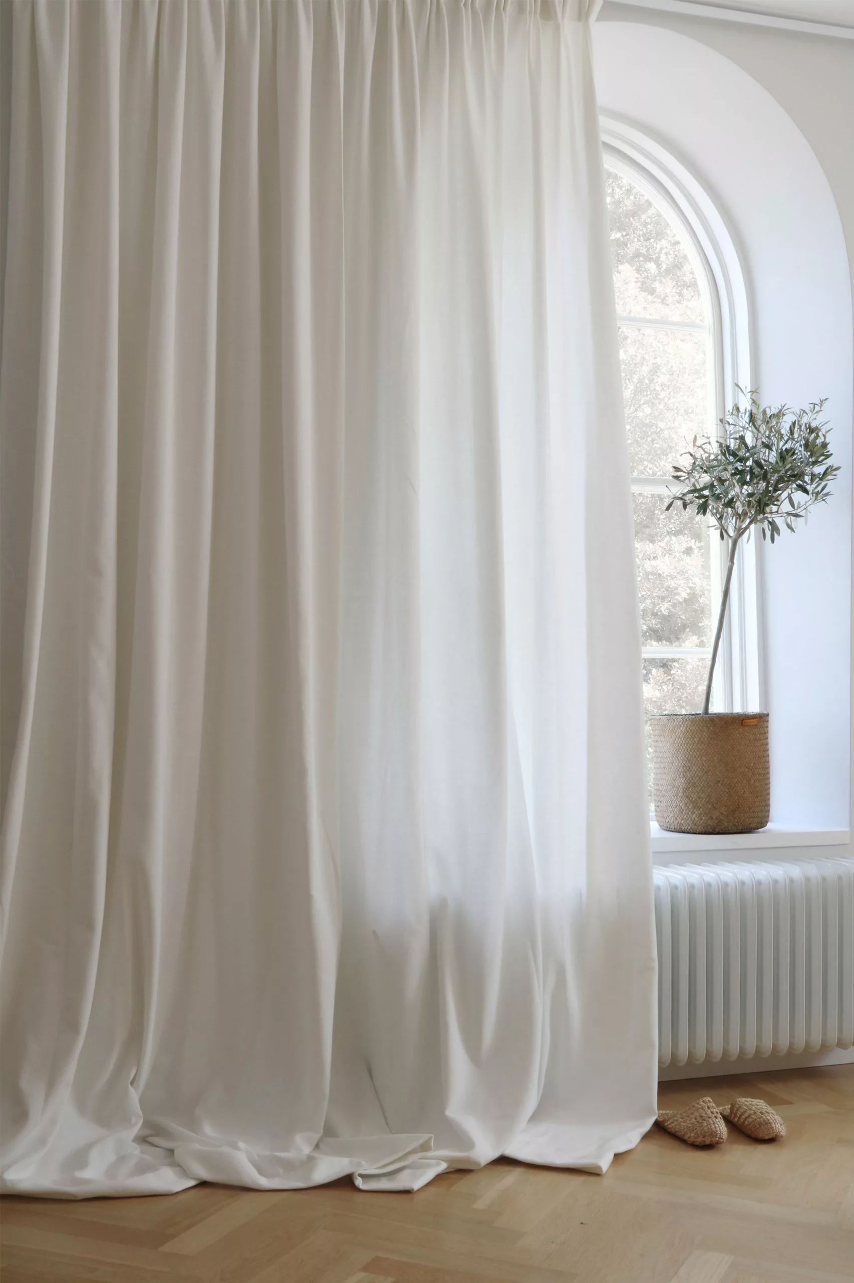 Mimou Studio Vorhang Doppelte Breite Weiß, 290x250 Cm 2 Mimou Studio Vorhang Doppelte Breite Weiß, 290x250 Cm – Bild 2