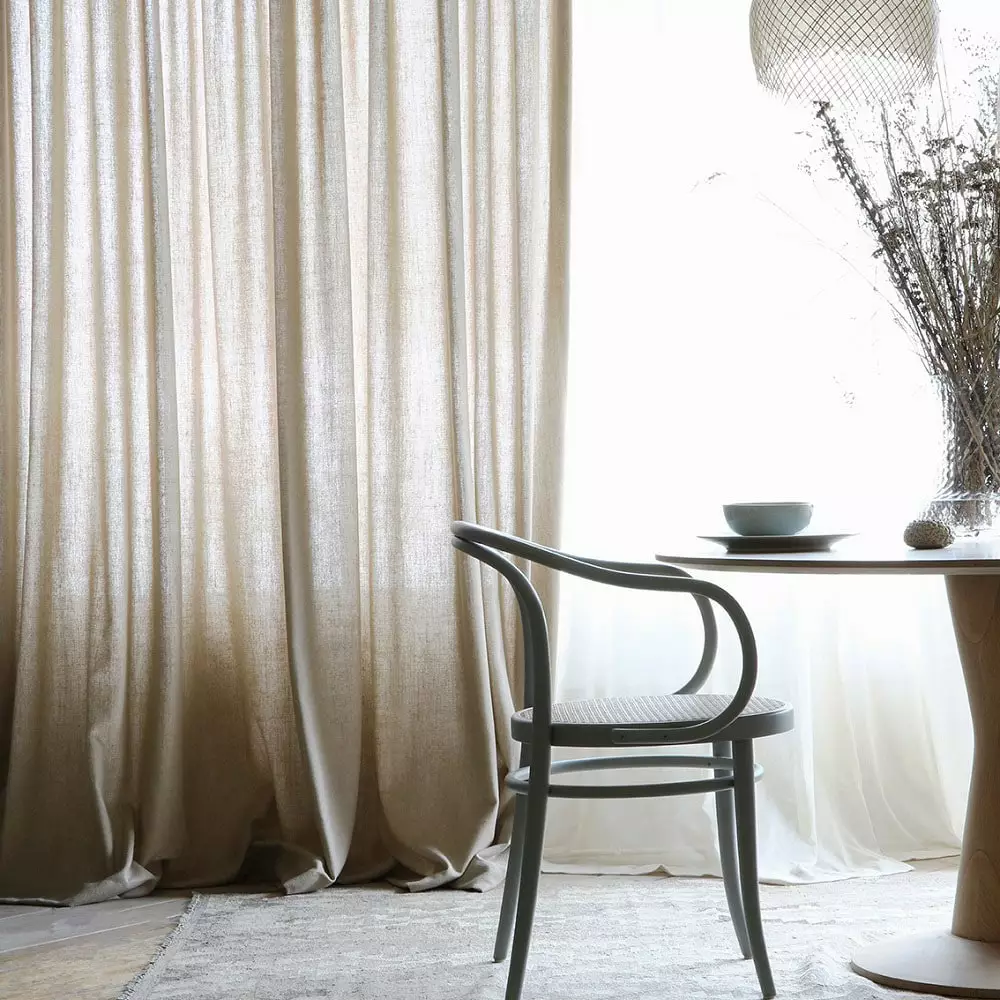 Mimou Studio Vorhang Sandnaturfarben , 250x290 Cm 1 Mimou Studio Vorhang Sandnaturfarben , 250x290 Cm