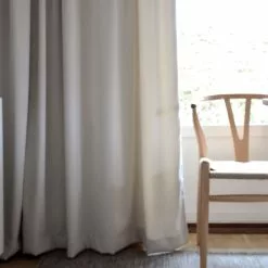 Mimou Wales Vorhang 250x140, Weiß