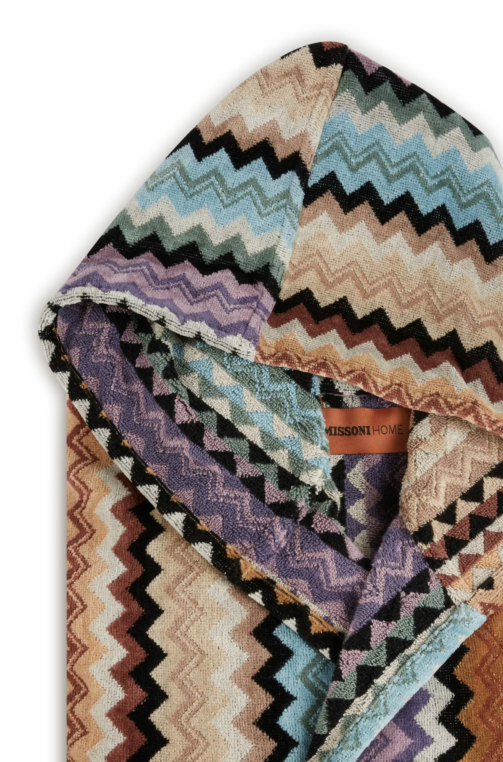 Missoni Home Adam Bademantel Mit Kapuze 160, Medium 2 Missoni Home Adam Bademantel Mit Kapuze 160, Medium – Bild 2