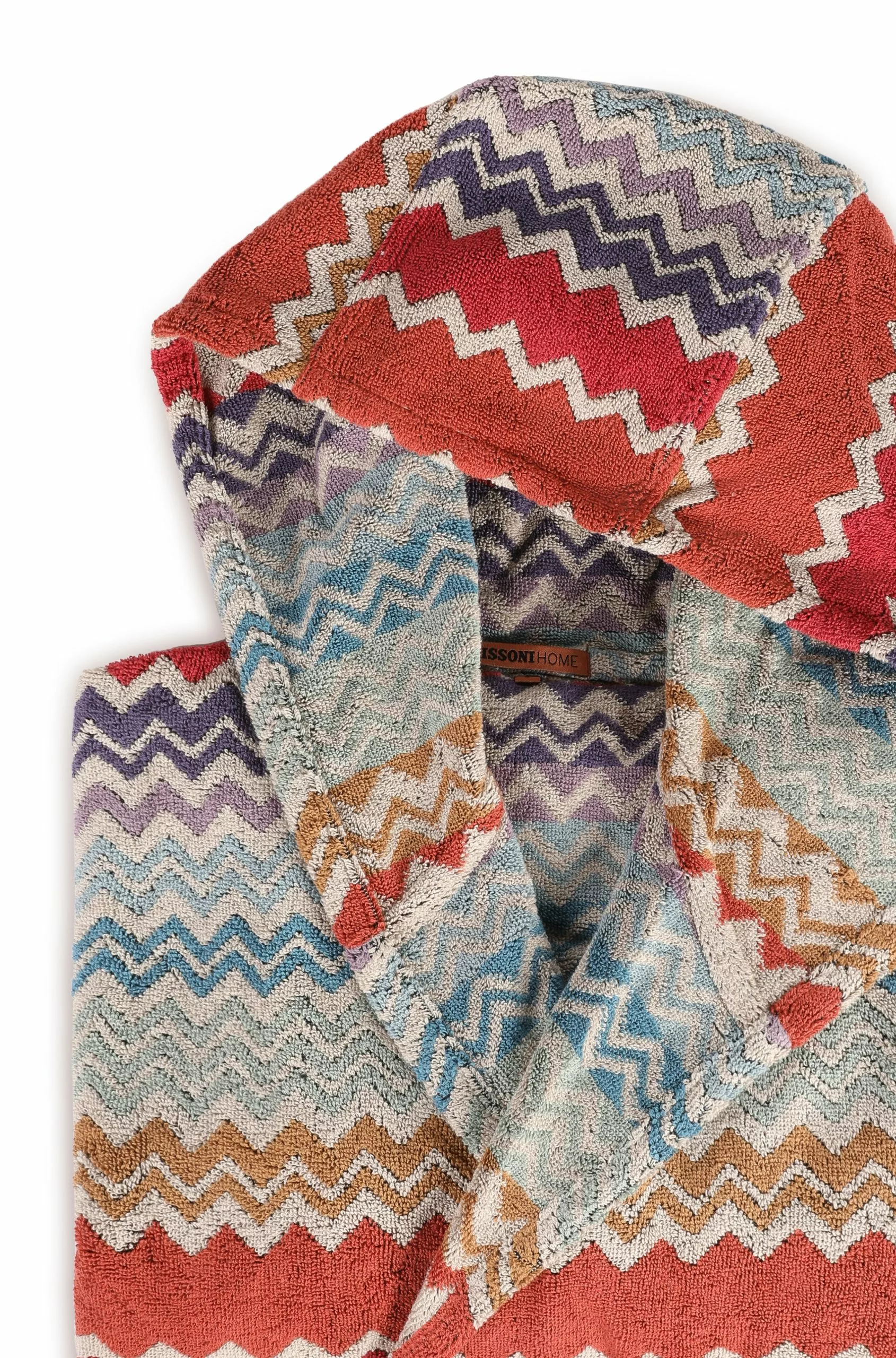 Missoni Home Rufus Bademantel Mit Kapuze 156, Medium 2 Missoni Home Rufus Bademantel Mit Kapuze 156, Medium – Bild 2