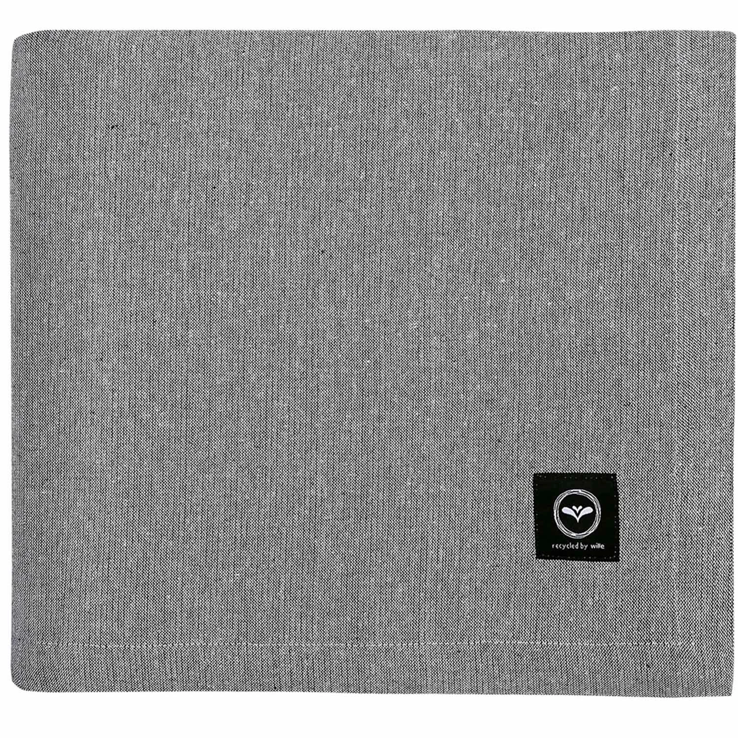 Recycled By Wille Elin Tischdecke 140x250 Cm, Grafitfarben 1 Recycled By Wille Elin Tischdecke 140x250 Cm, Grafitfarben