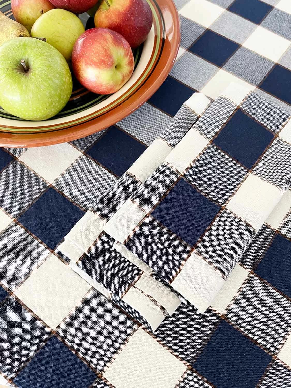 Recycled By Wille Ted Tischdecke 140x250 Cm, Denim Blue 2 Recycled By Wille Ted Tischdecke 140x250 Cm, Denim Blue – Bild 2