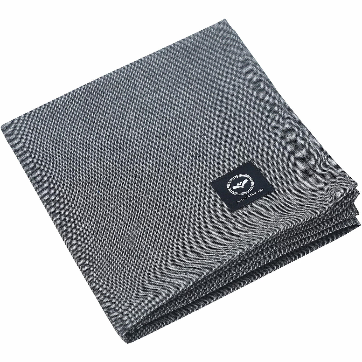 Recycled By Wille Hedvig Tischdecke 90x90 Cm, Dunkelgrau 1 Recycled By Wille Hedvig Tischdecke 90x90 Cm, Dunkelgrau