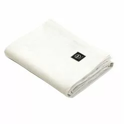 Recycled By Wille Hedvig Tischdecke Behandelt 140x310 Chambray, Silber / Beige