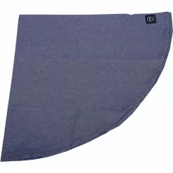 Recycled By Wille Hedvig Tischdecke Behandelt 160 Cm Rund Chambray, Marineblau / Weiß