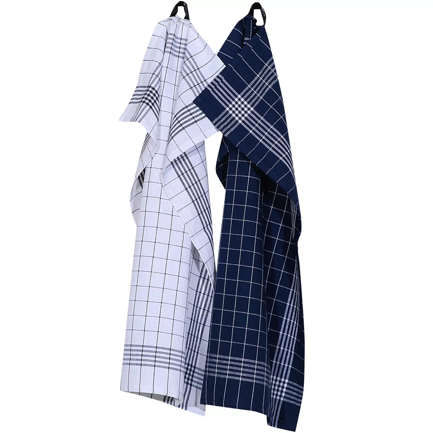 Recycled By Wille Astrid Geschirrtuch 2-er Set 50x70 Cm, Blau/Weiß 1 Recycled By Wille Astrid Geschirrtuch 2-er Set 50x70 Cm, Blau/Weiß