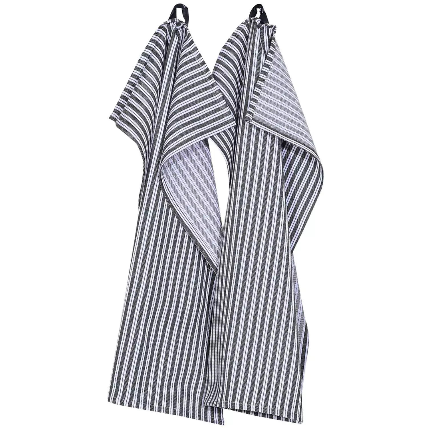 Recycled By Wille Olle Küchenhandtücher 2-er Set 50x70 Cm, Olivgrün/Braun 1 Recycled By Wille Olle Küchenhandtücher 2-er Set 50x70 Cm, Olivgrün/Braun