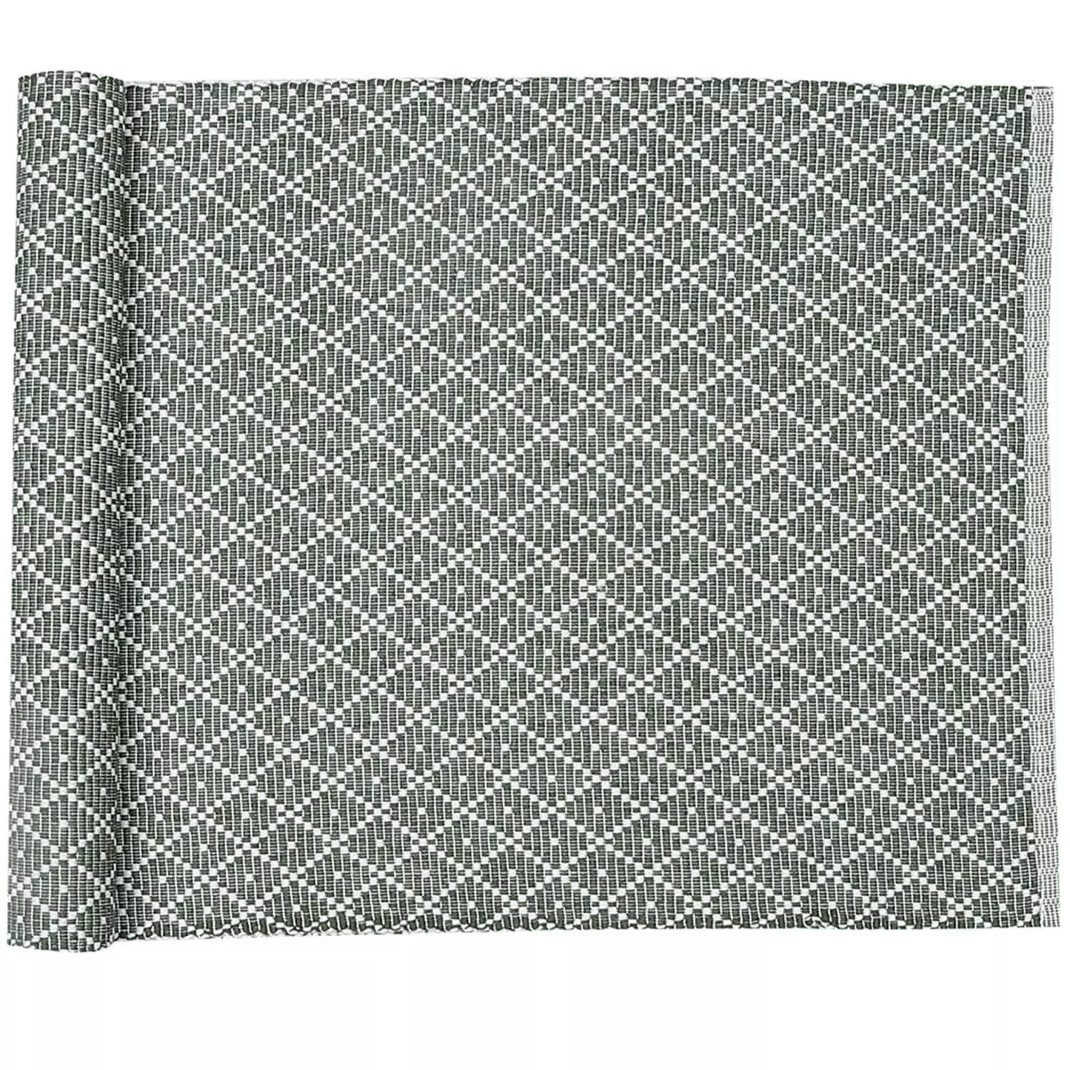 Recycled By Wille Ella Tischläufer 33x120 Cm, Olivgrün 1 Recycled By Wille Ella Tischläufer 33x120 Cm, Olivgrün