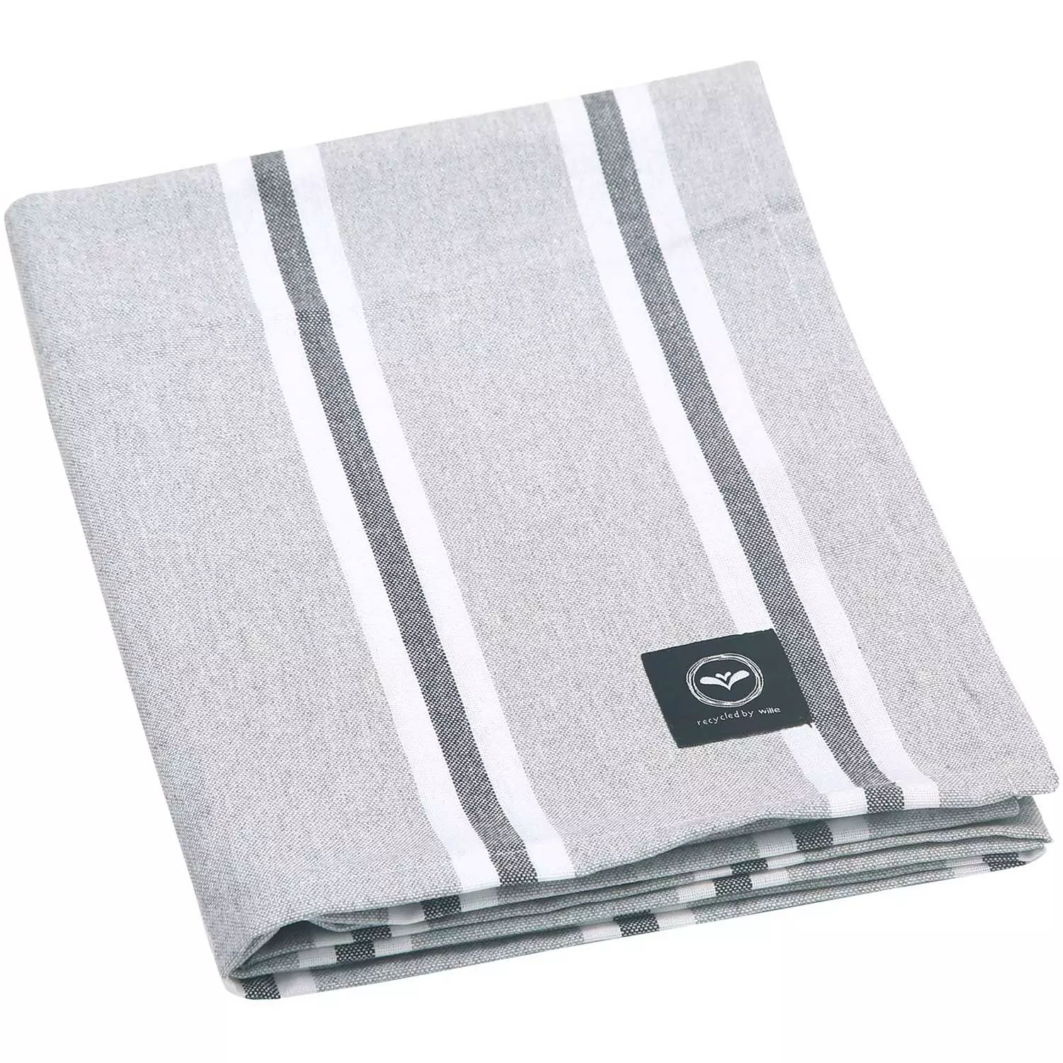 Recycled By Wille Svea Tischdecke Behandelt 90x90 Cm, Grau / Weiß / Dunkelgrau 1 Recycled By Wille Svea Tischdecke Behandelt 90x90 Cm, Grau / Weiß / Dunkelgrau