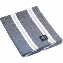 Recycled By Wille Svea Tischdecke Behandelt 90x90 Cm, Marineblau / Weiß / Grau