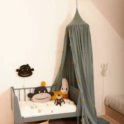 Roommate Betthimmel Mit Quasten, Sea Grey -Kindertextilien Verkäufe roommate betthimmel mit quasten 2