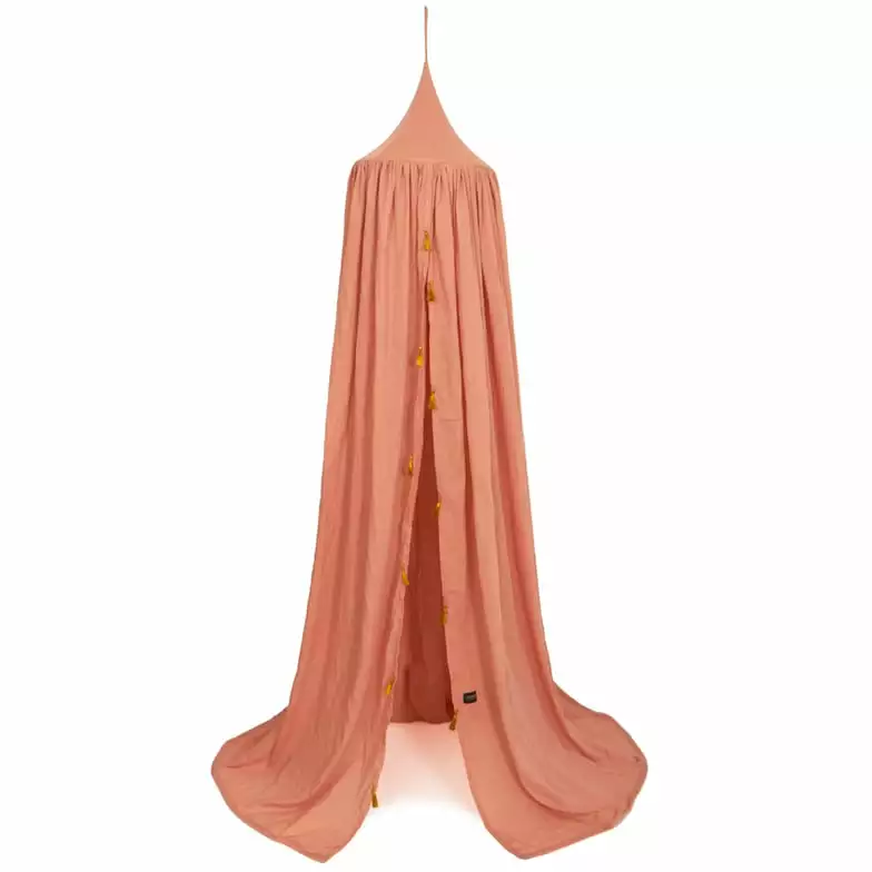 Roommate Betthimmel Mit Quasten, Rosa 1 Roommate Betthimmel Mit Quasten, Rosa