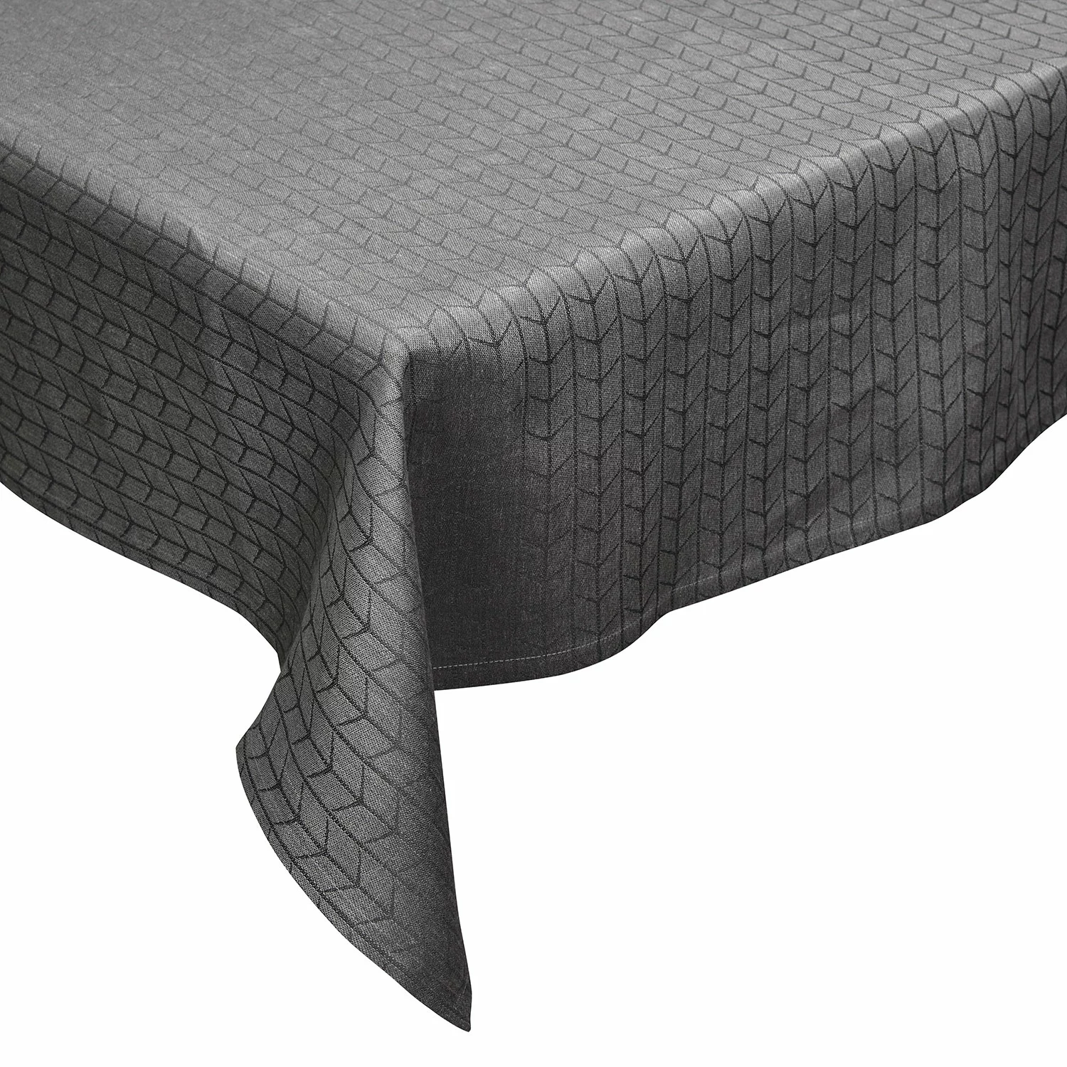 Rörstrand Swedish Grace Tischdecke 145x270 Cm, Steingrau 2 Rörstrand Swedish Grace Tischdecke 145x270 Cm, Steingrau – Bild 2