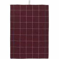 Rosendahl Copenhagen Gamma Geschirrtuch 50x70 Cm, Bordeaux