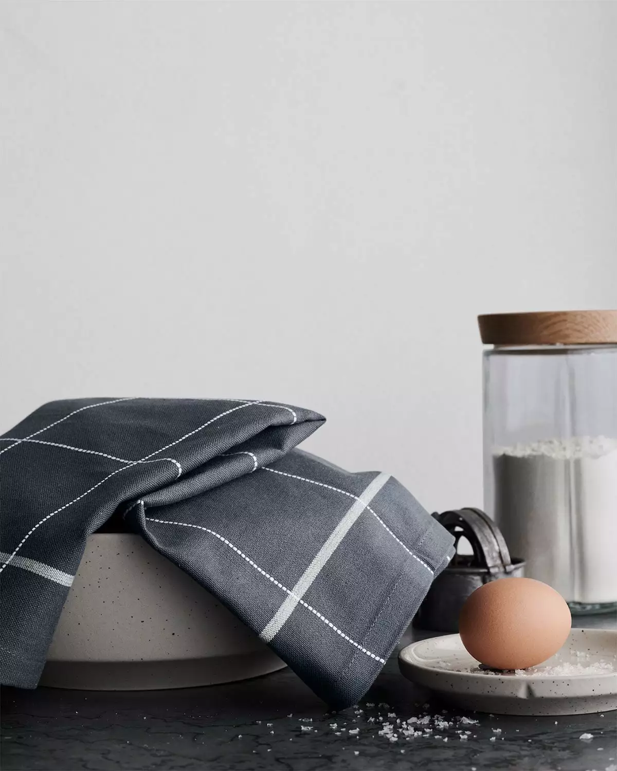 Rosendahl Copenhagen Gamma Geschirrtuch 50x70 Cm, Dunkelgrau Melange 3 Rosendahl Copenhagen Gamma Geschirrtuch 50x70 Cm, Dunkelgrau Melange – Bild 3