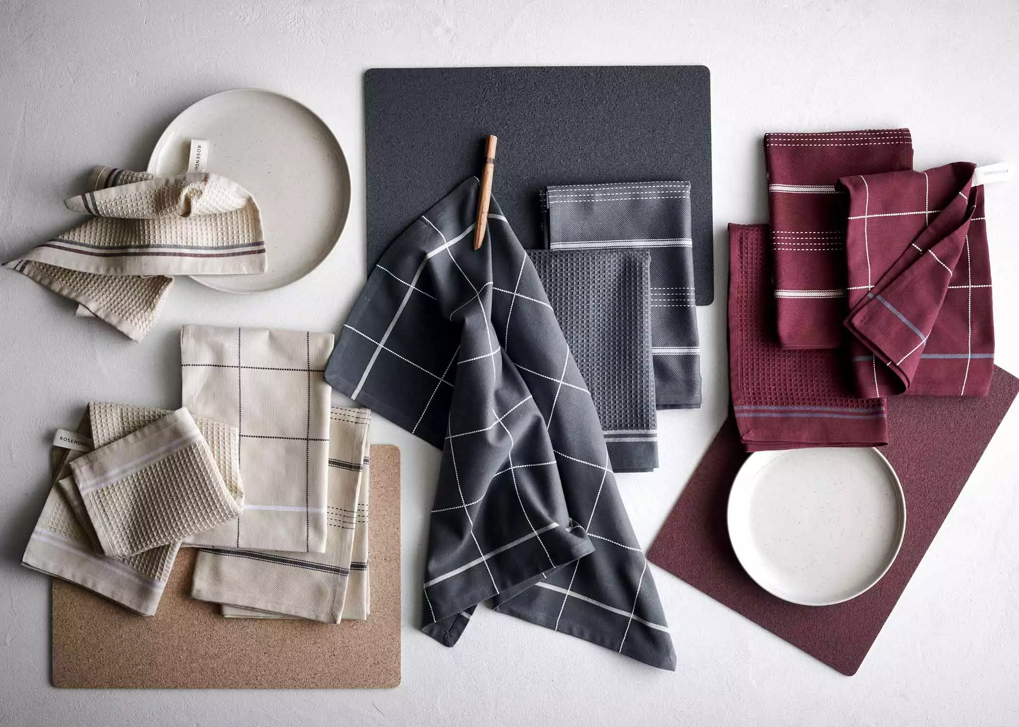 Rosendahl Copenhagen Gamma Geschirrtuch 50x70 Cm, Dunkelgrau Melange 5 Rosendahl Copenhagen Gamma Geschirrtuch 50x70 Cm, Dunkelgrau Melange – Bild 5