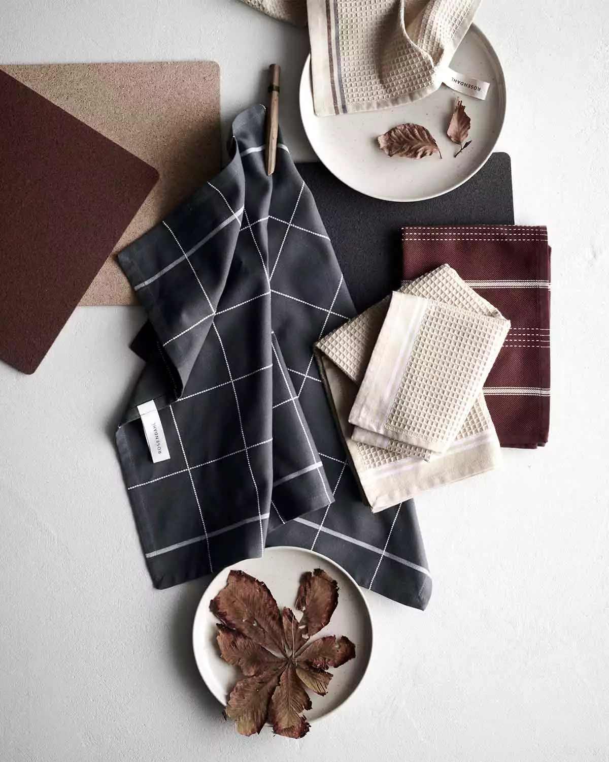 Rosendahl Copenhagen Gamma Geschirrtuch 50x70 Cm, Dunkelgrau Melange 6 Rosendahl Copenhagen Gamma Geschirrtuch 50x70 Cm, Dunkelgrau Melange – Bild 6