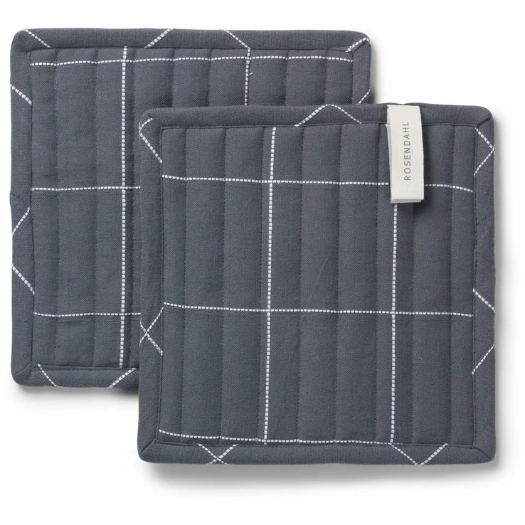 Rosendahl Copenhagen Gamma Topflappen 22x22 Cm 2-er Set, Grau 1 Rosendahl Copenhagen Gamma Topflappen 22x22 Cm 2-er Set, Grau