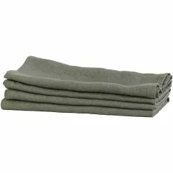 Tell Me More Linen Geschirrtuch 50x70 Cm, Khaki