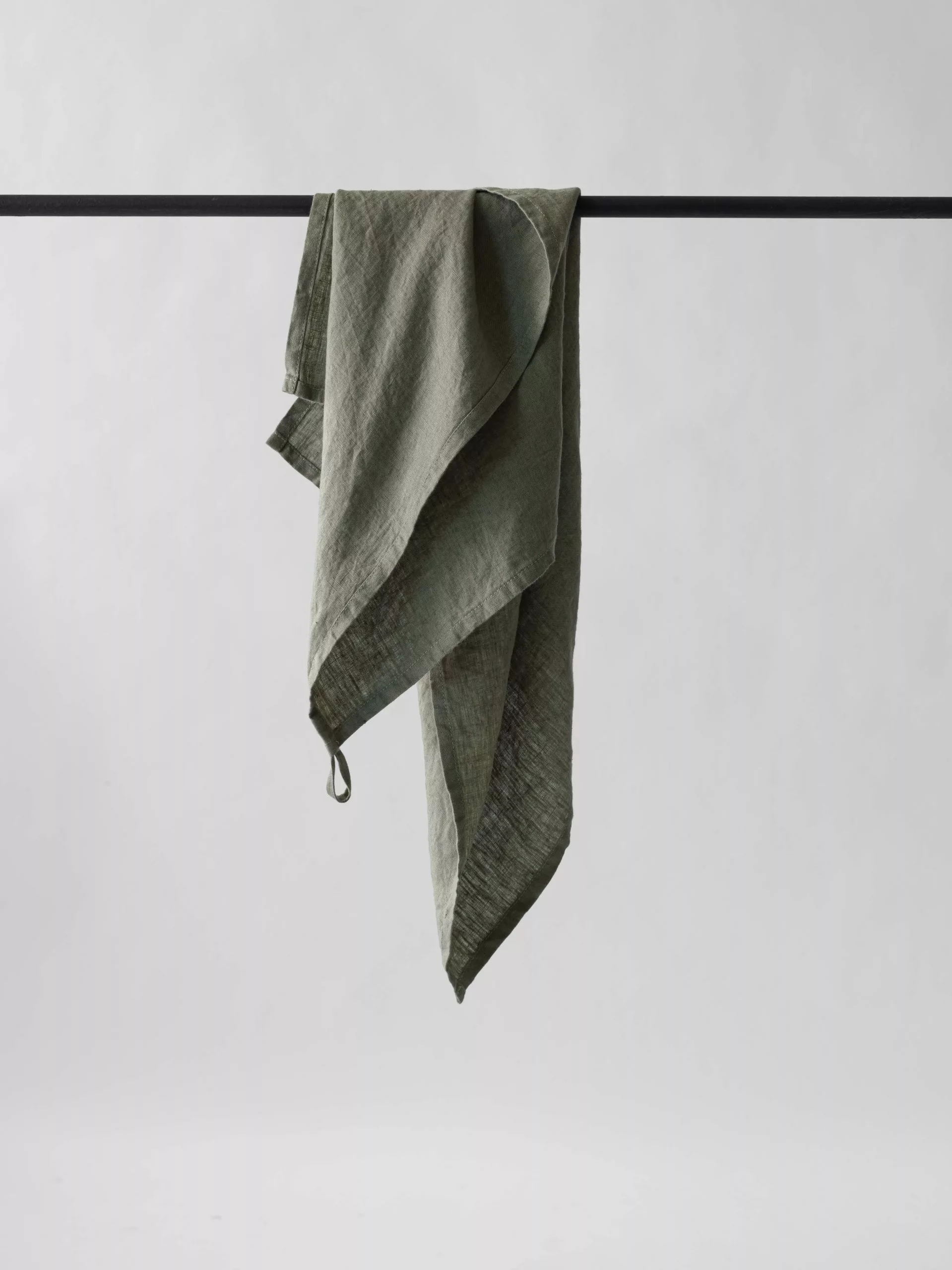 Tell Me More Linen Geschirrtuch 50x70 Cm, Khaki 3 Tell Me More Linen Geschirrtuch 50x70 Cm, Khaki – Bild 3