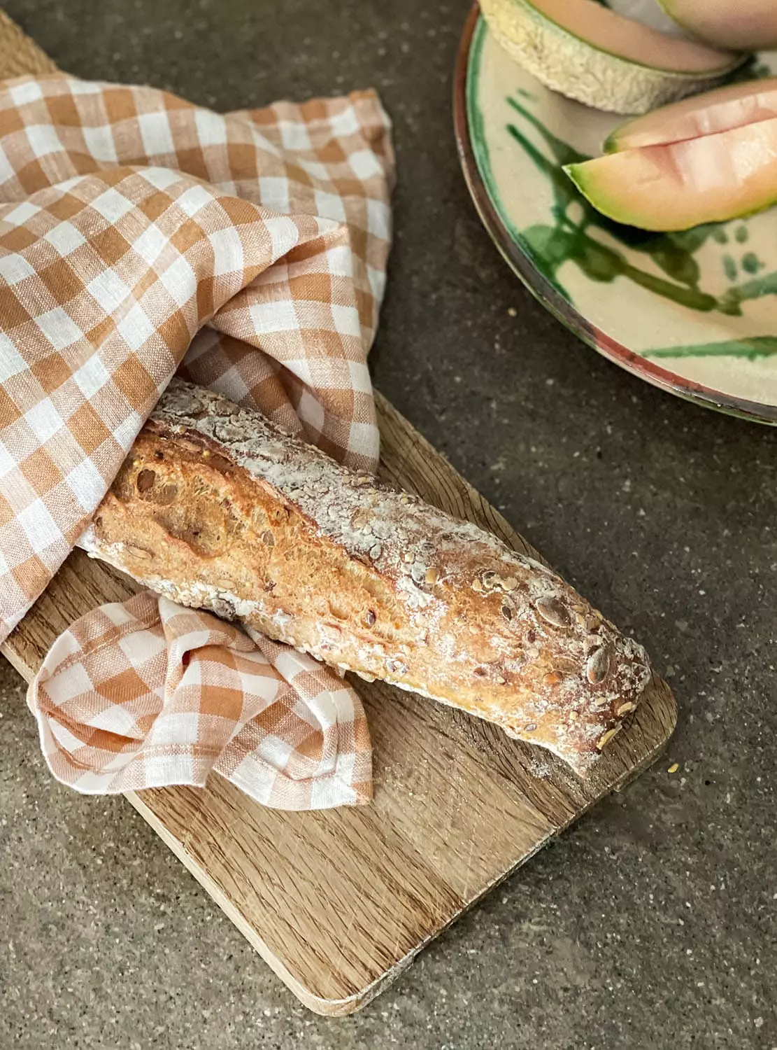 Tell Me More Gingham Geschirrtuch 50x70 Cm, Biscuit 3 Tell Me More Gingham Geschirrtuch 50x70 Cm, Biscuit – Bild 3