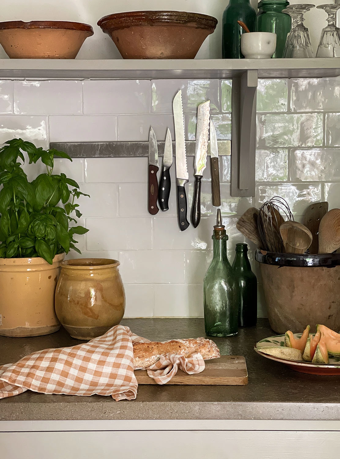 Tell Me More Gingham Geschirrtuch 50x70 Cm, Biscuit 4 Tell Me More Gingham Geschirrtuch 50x70 Cm, Biscuit – Bild 4