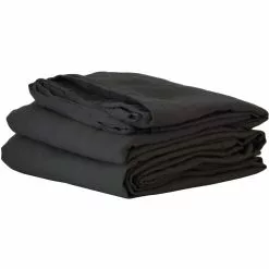 Tell Me More Leinen-Tischtuch 160x330, Carbon