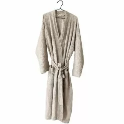 Tell Me More Santo Bademantel Sandfarben, S/M