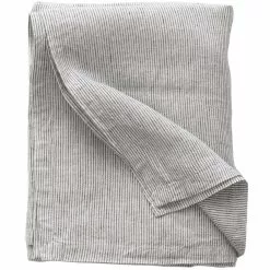 Tell Me More Pinstripe Tischdecke Grau Weiß